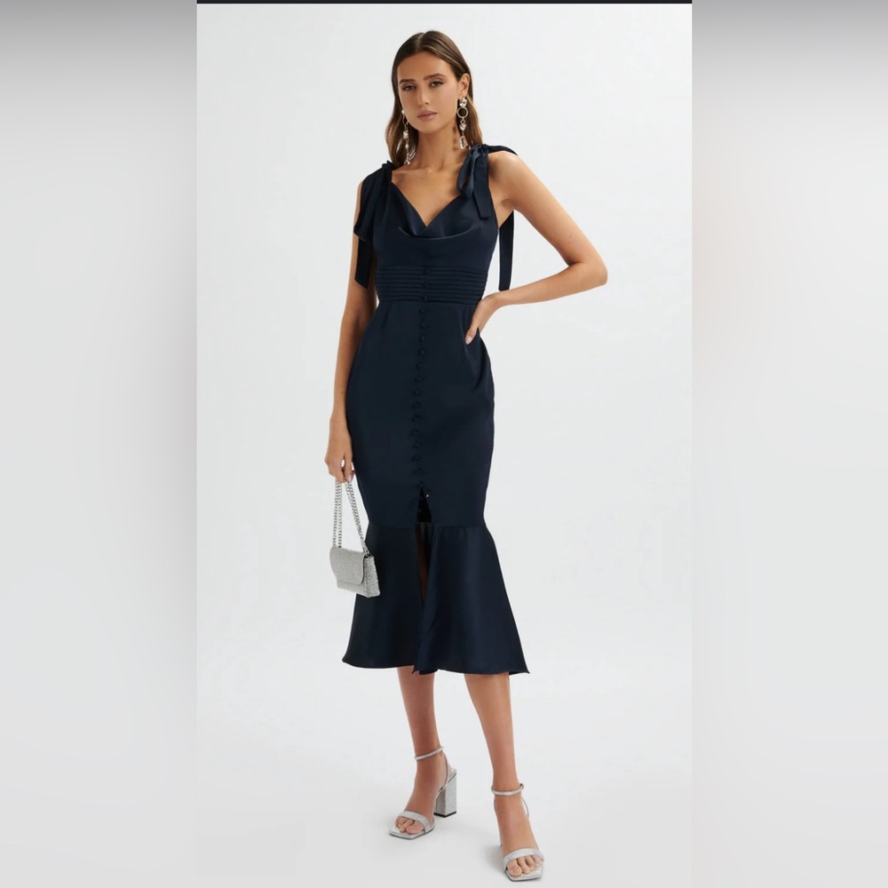 Lavish Alice Indie Cowl Neck Mermaid Dress